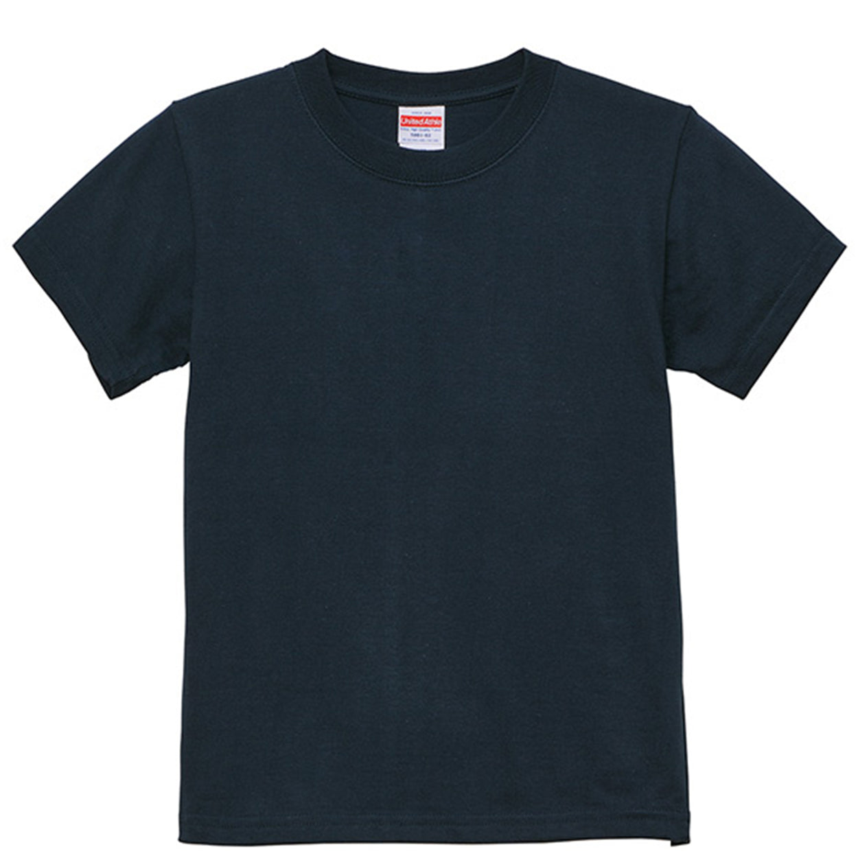 Tシャツ キッズ 無地 女の子 男の子 半袖 カラー ユナイテッドアスレ ブランド 90~160cm 子供服 トップス 子ども 男子 女子 ジュニア 緑 青 紺 ネイビー 茶 90 100 110 120 130 140 150 160 (送料無料) (取寄せ)