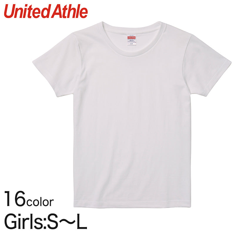 ガールズ 基本色5.6オンスハイクオリティーTシャツ GS~GL (レディース アウター シャツ カラー) (取寄せ)