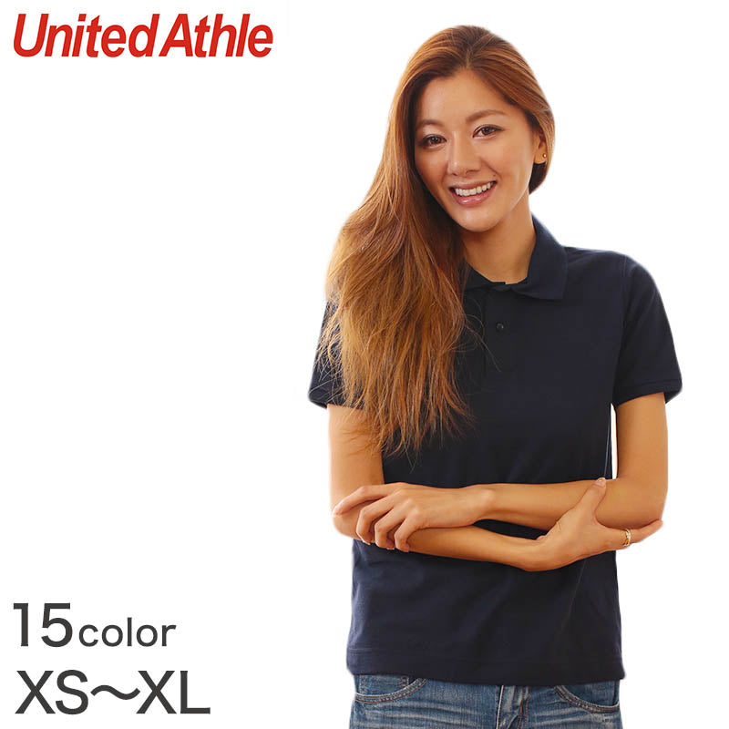 レディース 5.3オンス ドライカノコポロシャツ XS~XL (United Athle アウター シャツ カラー) (取寄せ)