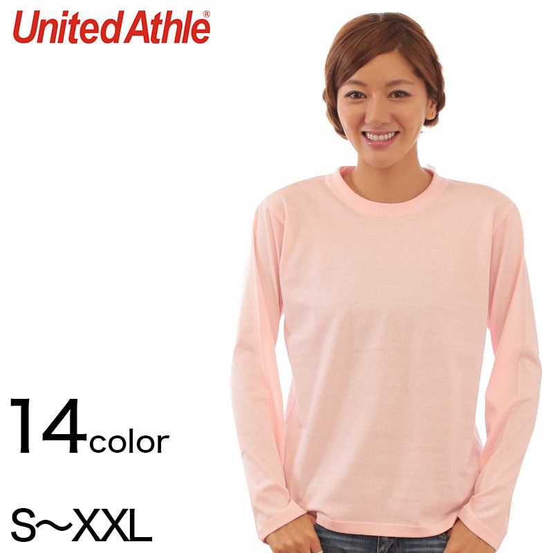 レディース 5.6オンス ロングスリーブTシャツ S~XXL (ユナイテッドアスレ アウター) (取寄せ)