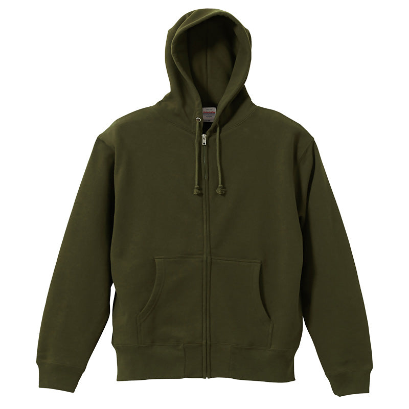 パーカー スウェット フルジップ ジップアップ パーカ S~XXL 10.0オンス アウター ユナイテッドアスレ ユニセックス 男女兼用 レディース メンズ 綿100 裏パイル (取寄せ)