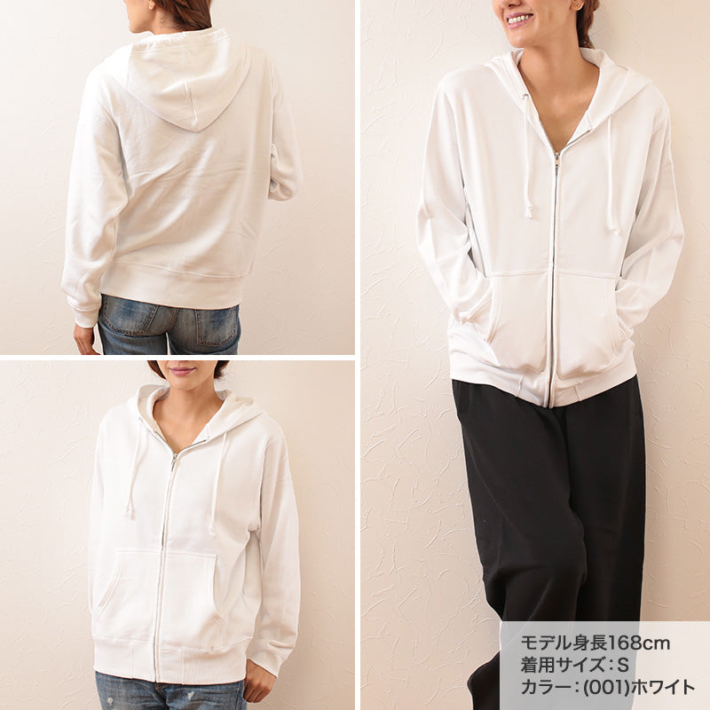 パーカー スウェット フルジップ ジップアップ パーカ S~XXL 10.0オンス アウター ユナイテッドアスレ ユニセックス 男女兼用 レディース メンズ 綿100 裏パイル (取寄せ)