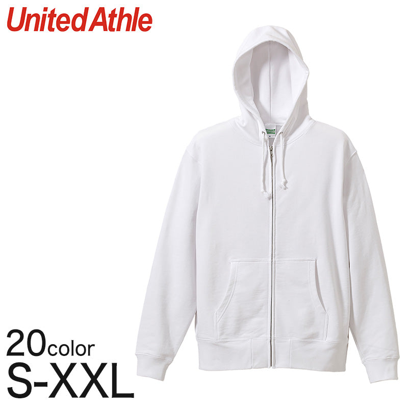 レディース 10.0オンス スウェットフルジップパーカ S~XXL (United Athle レディース アウター パーカー カラー) (取寄せ)