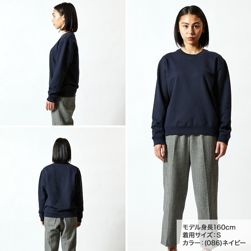 スウェット トップス 綿100 裏パイル S~XXL 無地 トレーナー シンプル アウター ユナイテッドアスレ ユニセックス 男女兼用 レディース メンズ (取寄せ)