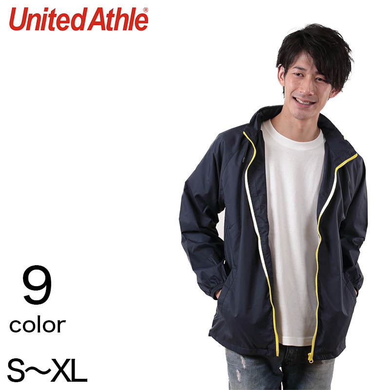 メンズ ナイロンスタンドジャケット S~XL (メンズ アウター UnitedAthle) (在庫限り)
