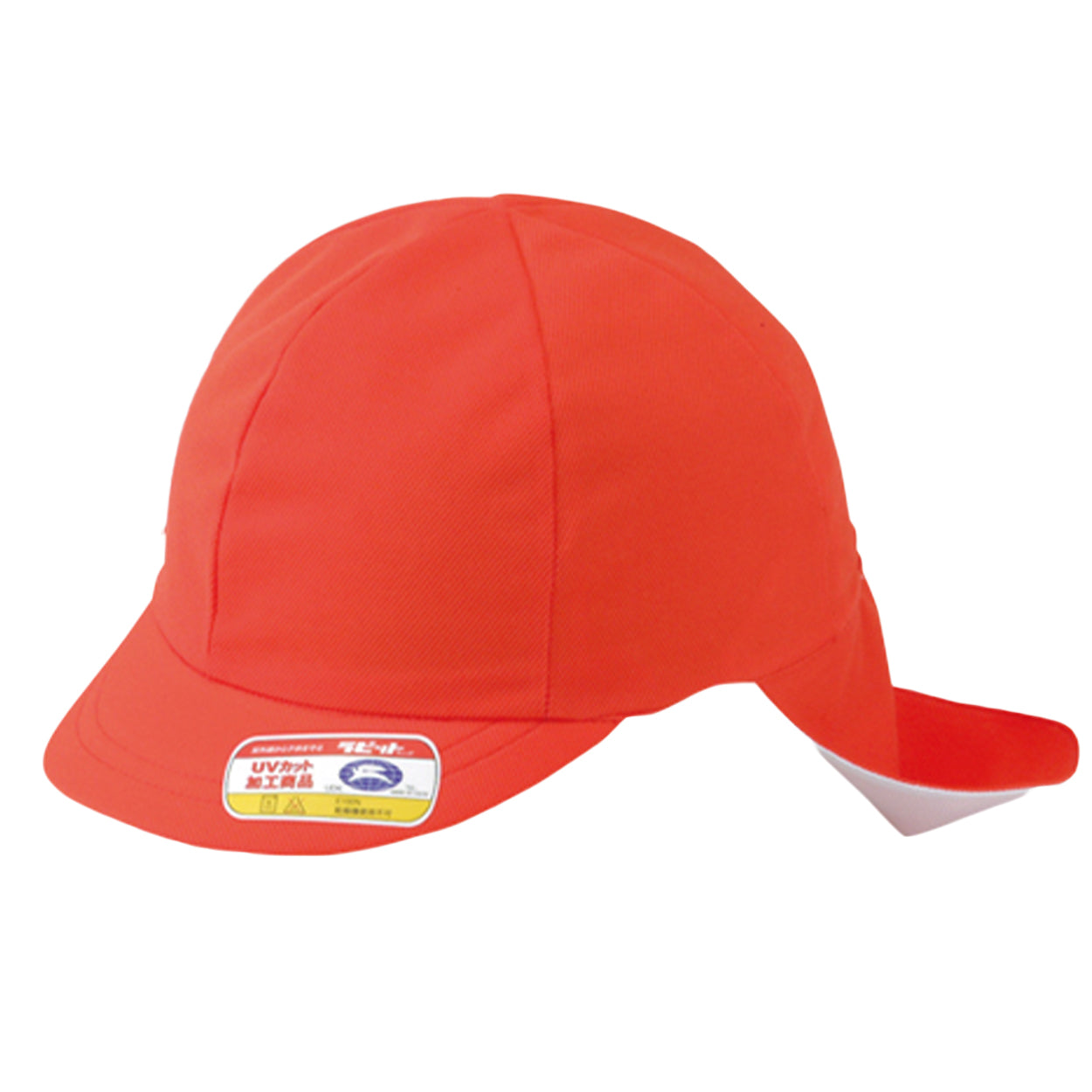 紅白帽子 男の子 女の子 タレ付き ゴム 体操帽 名前タグ 大きいサイズ ニット生地 キャップ 紫外線対策 通気性 定番 赤 白 運動会 体育祭 ポリエステル M~LL ラビットアース 六方型 蒸れない キッズ 小学生 通学 UV対策 熱中症対策 遠足 M L LL