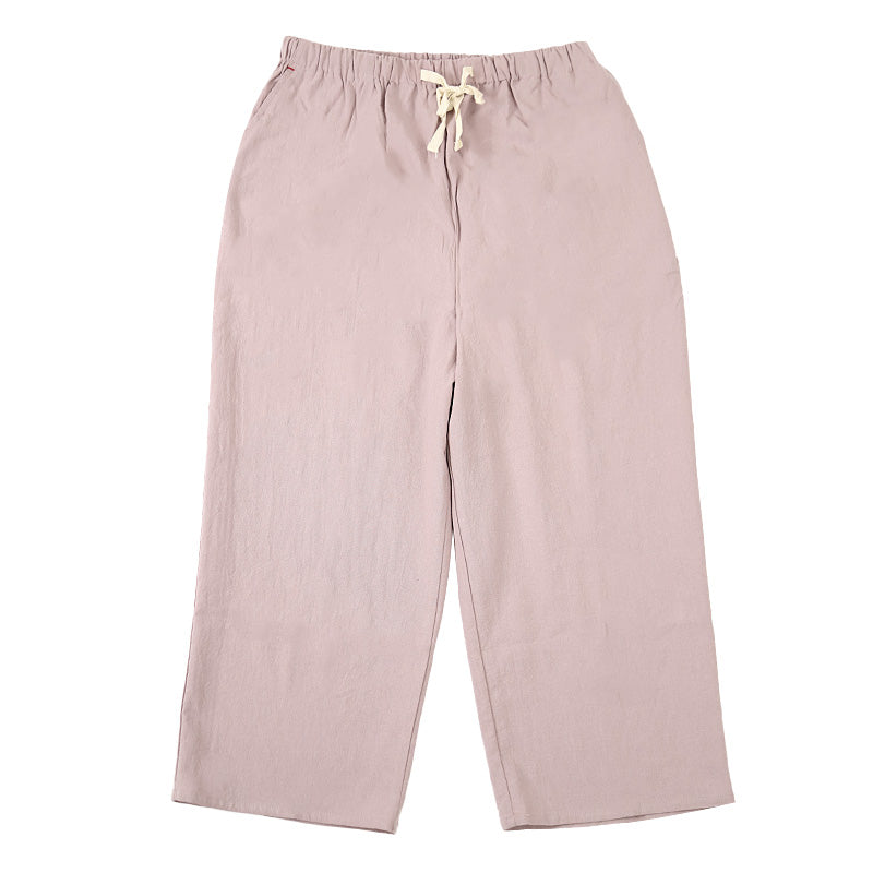 夏 パジャマパンツ 綿100% レディース 涼しい M~L 長ズボン 女性 薄い 軽量 肌に優しい ルームウェア ルームパンツ リラックス 春 夏 部屋着 ボトムス カプリパンツ サブリナパンツ