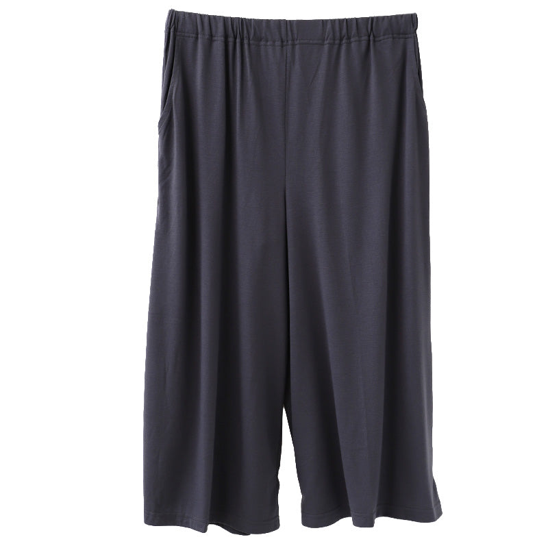 ポリエステル レーヨン 冷感 涼感 ワイドパンツ レディース 夏 涼しい キシリトール加工 TR天竺 M~L ルームパンツ 部屋着 ロングパンツ ウエストゴム 両脇ポケット ゆったり 楽ちん さらっと きれいめ 無地 ミセス 婦人 ママ おうち時間 外出