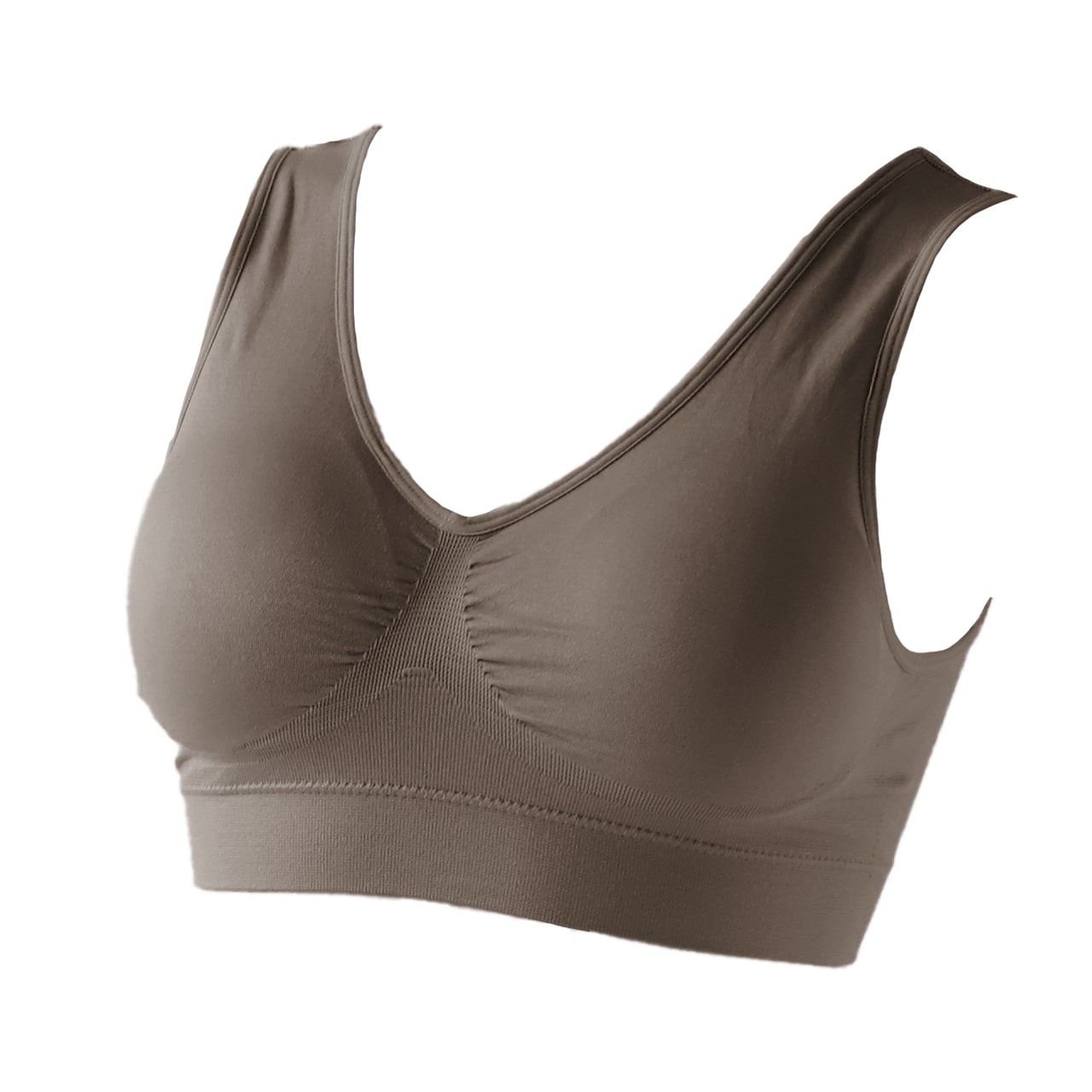 成形ブラジャー 成型ブラジャー ノンワイヤーブラ ホックなし M~3L (ノンワイヤーブラジャー 下着 レディースインナー ブラ インナー 肌着) (在庫限り)