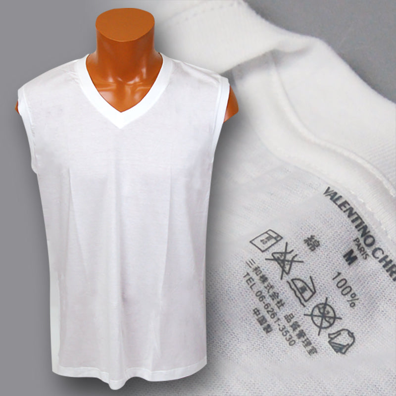 肌着 メンズ ノースリーブ インナー 綿 vネック 3枚組×3セット M~LL (まとめ買い 下着 綿100% tシャツ スリーブレス セット 白 無地 男性 紳士 v首 コットン アンダーウェア インナーシャツ M L LL) (在庫限り)