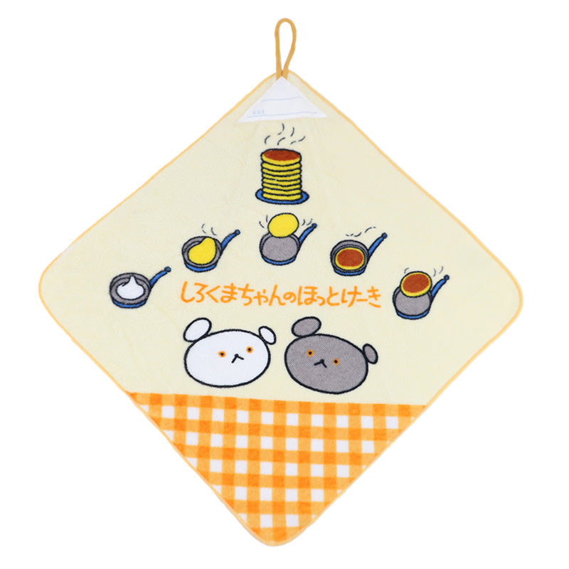 ループタオル タオル ハンドタオル タオルハンカチ 保育園 幼稚園 綿100% キッズ 約34×34cm ウォッシュタオル 子供用 ループ付タオル ディズニー サンリオ ポケモン 入園 名前
