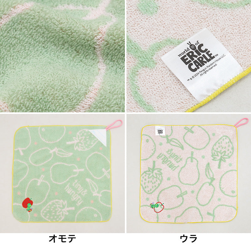 ループタオル タオル ハンドタオル タオルハンカチ 保育園 幼稚園 綿100% キッズ 約34×34cm (ウォッシュタオル 子供用ループ付タオル ハンカチ 入園 名前)