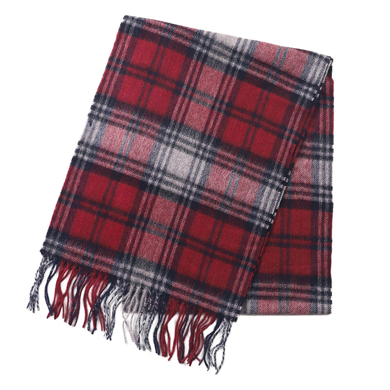 ウール混マフラー レディース マフラー チェック 30cm×164cm 大判 暖かい 柔らかい おしゃれ 防寒 秋冬 ギフト プレゼント 人気 無地 タータンチェック バッファローチェック ブロックチェック 通勤 通学 かわいい 軽量 首元 冬小物 ストール風 ユニセックス