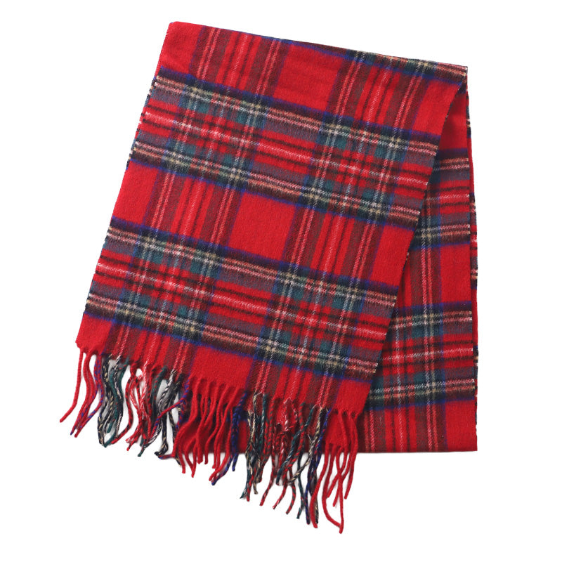 ウール混マフラー レディース マフラー チェック 30cm×164cm 大判 暖かい 柔らかい おしゃれ 防寒 秋冬 ギフト プレゼント 人気 無地 タータンチェック バッファローチェック ブロックチェック 通勤 通学 かわいい 軽量 首元 冬小物 ストール風 ユニセックス