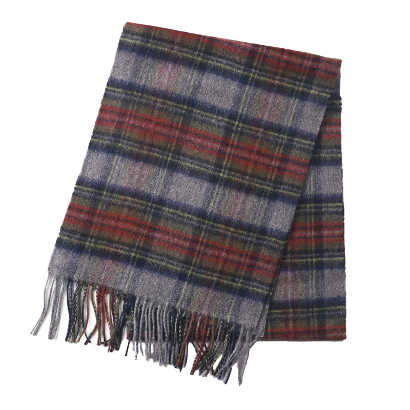 ウール混マフラー レディース マフラー チェック 30cm×164cm 大判 暖かい 柔らかい おしゃれ 防寒 秋冬 ギフト プレゼント 人気 無地 タータンチェック バッファローチェック ブロックチェック 通勤 通学 かわいい 軽量 首元 冬小物 ストール風 ユニセックス