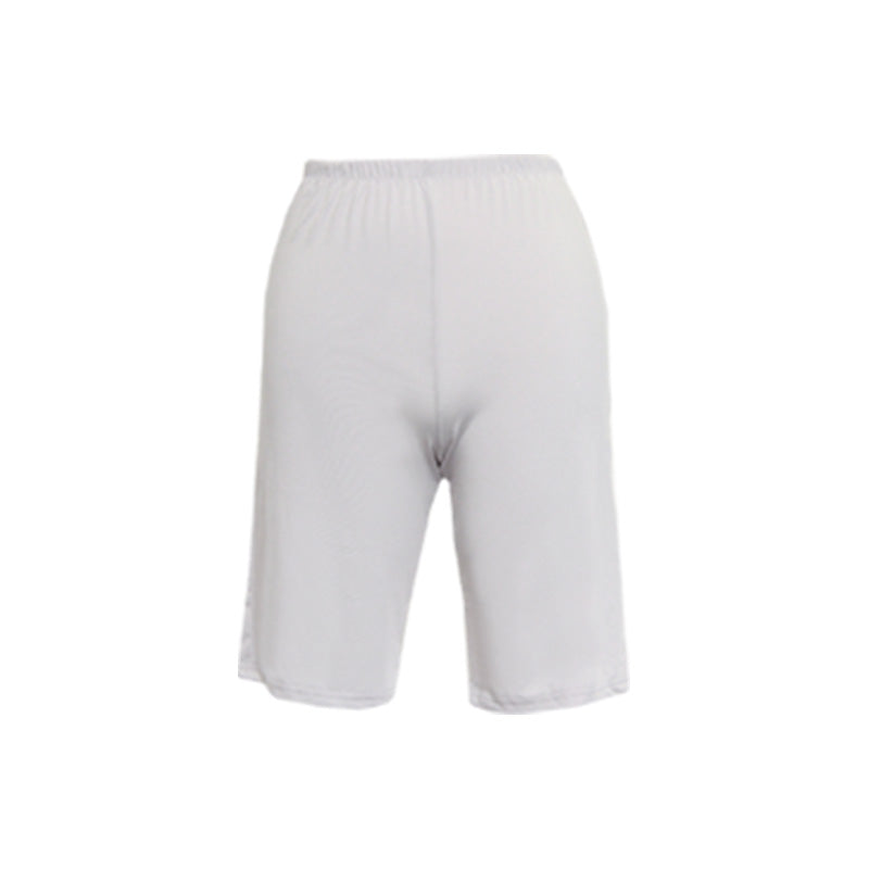 ペチパンツ 透けない ペチコート パンツ フレア レディース 45cm丈 S~LL スカート インナー ペチパン ランジェリー 下着 肌着 透け防止 サラサラ 股ずれ防止 肌色 黒 シンプル S M L LL (在庫限り)