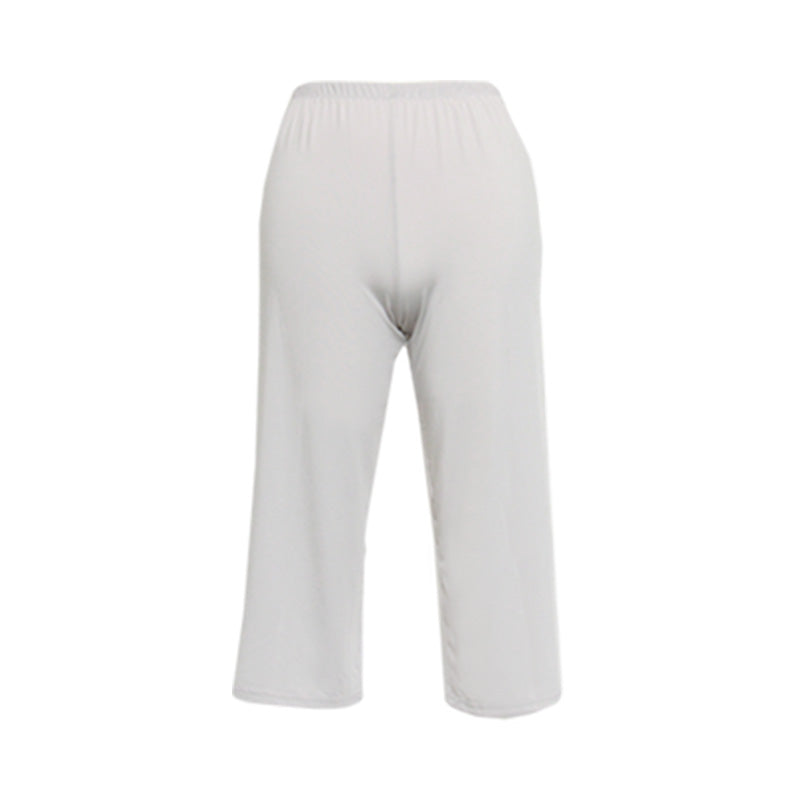 ペチパンツ 透けない ロング丈 ペチコート パンツ キュロット レディース 65cm丈 S~LL スカート インナー ペチパン ランジェリー 下着 肌着 透け防止 サラサラ 股ずれ防止 肌色 黒 シンプル S M L LL (在庫限り)