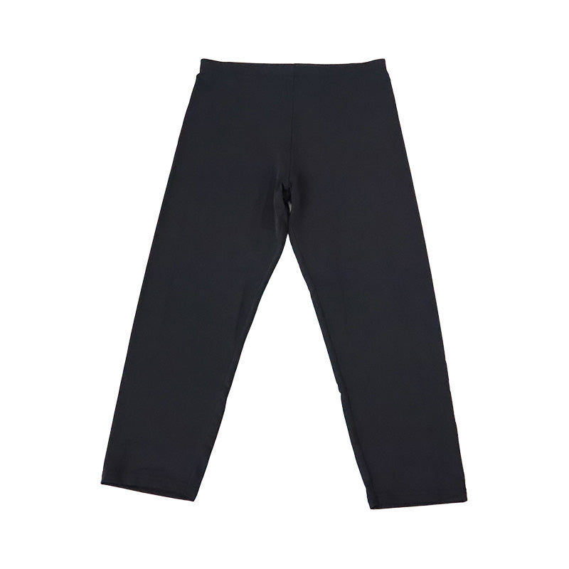 ペチパンツ スリムボトム レディース 透けない 7分丈 S~LL (ボトム ボトムス ペチパン ペチコート ランジェリー サラサラ 透け防止 股ずれ防止 肌色 黒 シンプル S M L LL) (在庫限り)