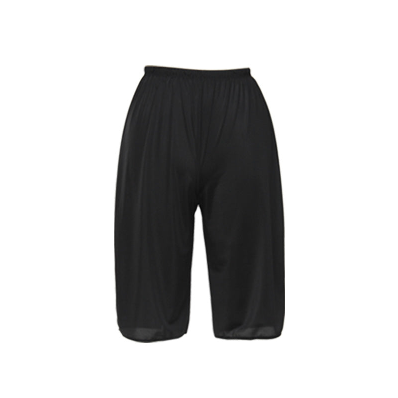 ペチパンツ 透けない ペチコート パンツ キュロット 透けにくい レディース ひざ丈 M~LL スカート インナー ペチパン 透け防止 下着 肌着 股ずれ サラサラ ベタつき まとわり 55cm丈 M L LL
