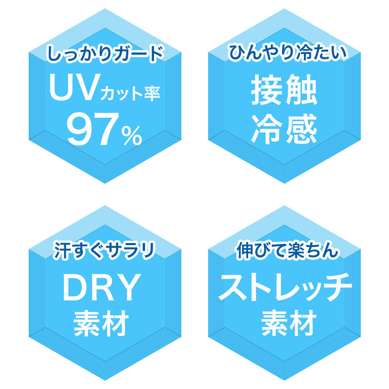 アームカバー uvカット 接触冷感 紫外線カット ドライ uvケア ひんやり フリーサイズ uvアームカバー 紫外線対策 uv対策 日焼け 夏 黒 手袋 グローブ