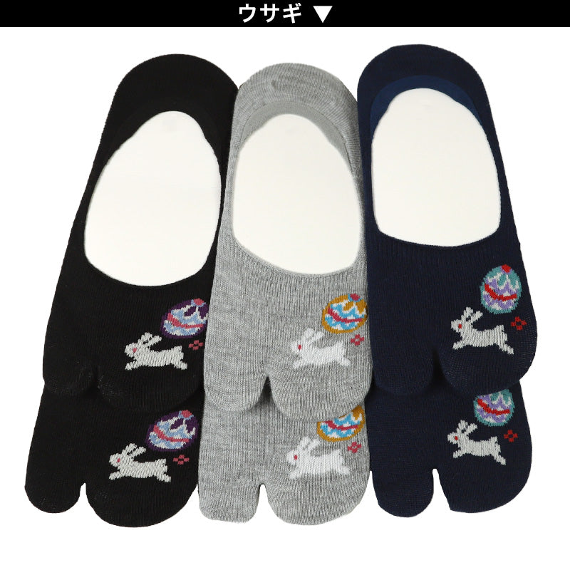 レディース 足袋ソックス フットカバー 脱げない 見えない 和柄 6足セット 22-25cm 靴下 足袋 カバーソックス 綿混 タビ 足袋靴下 足袋型靴下 くつ下 くつした 可愛い かわいい (在庫限り)
