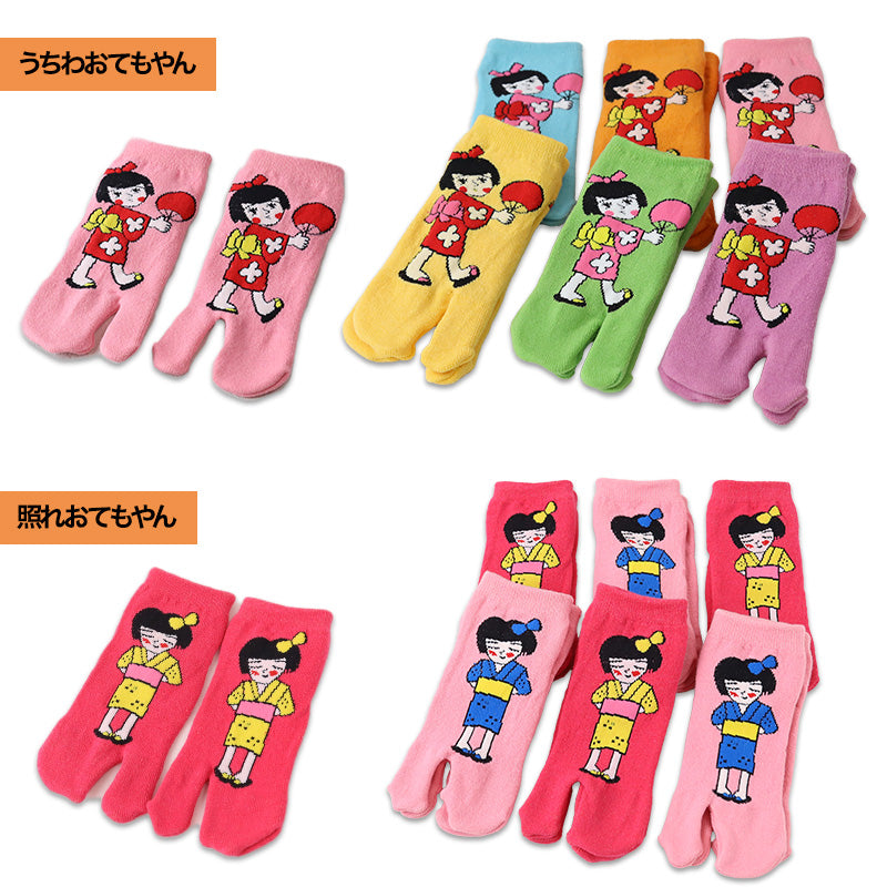 アウトレット キッズ 足袋ソックス 6足組 子供靴下 くつ下 10-24cm キッズ スニーカー丈 綿混 足袋 タビ 足袋靴下 足袋型靴下 くつ下 くつした 日本製 (在庫限り)