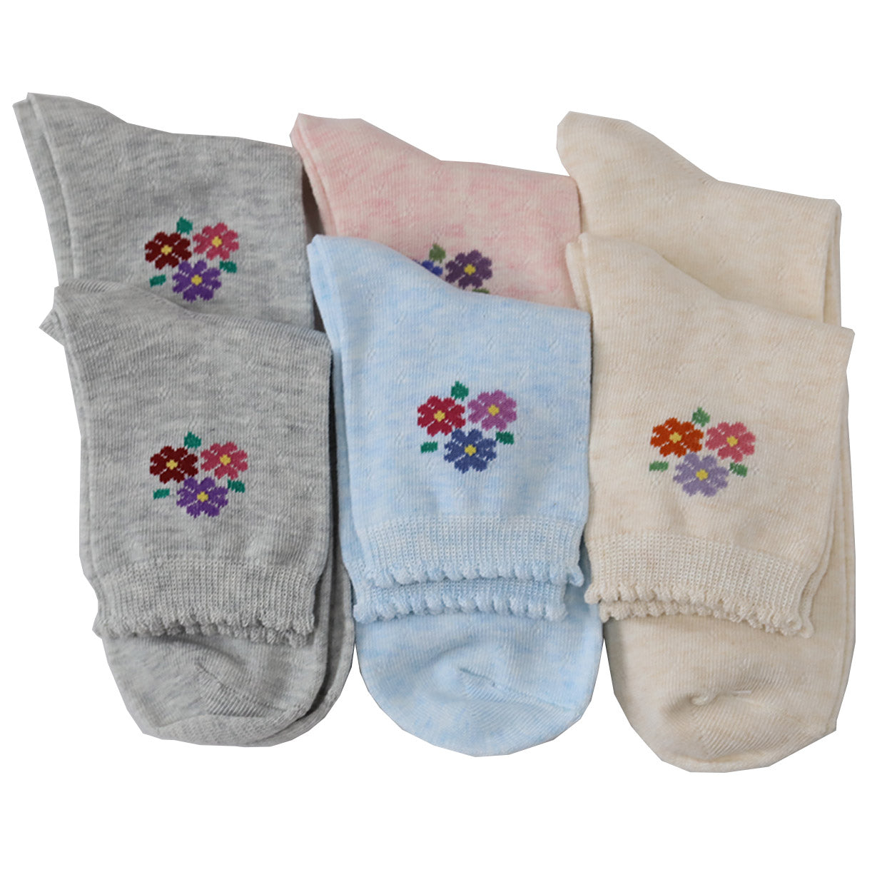 レディース ソックス 抗菌 短め 6足組 22cm 23cm 24cm (女性 セット 靴下 ショート丈 くつ下 くつした おしゃれ カジュアル カラー) (在庫限り)