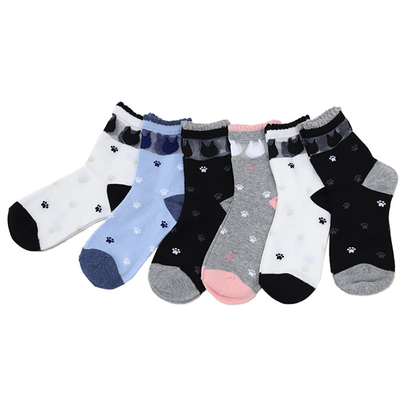 【 お得 】 キッズ ソックス 靴下 女子 女の子 ショートソックス 6足組 16-18cm~22-24cm (ガールズ ショート丈 綿混 くつ下 くつした くま クマ ハート) (在庫限り)