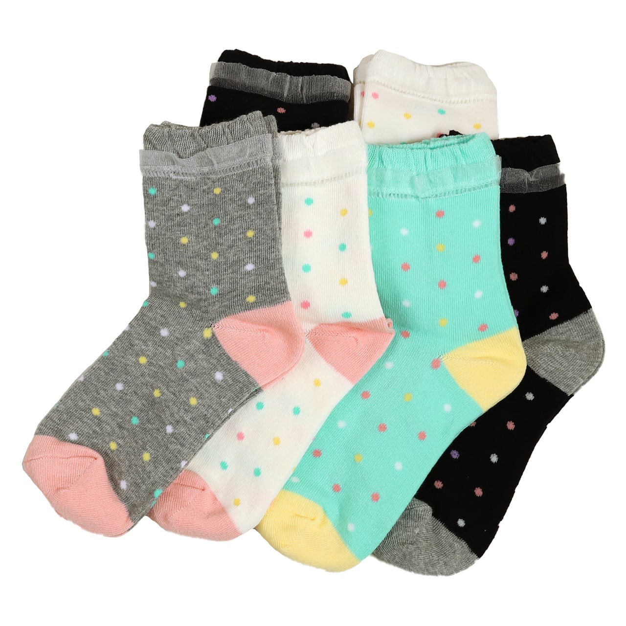 【 お得 】 キッズ ソックス 靴下 女子 女の子 ショートソックス 6足組 16-18cm~22-24cm (ガールズ ショート丈 綿混 くつ下 くつした ねこ ネコ) (在庫限り)