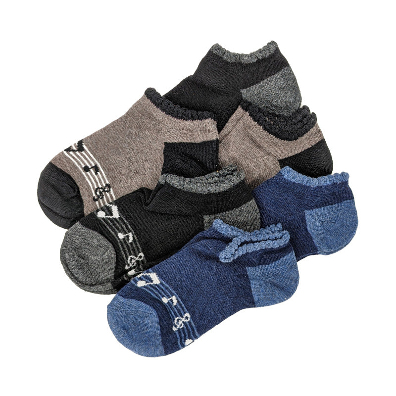 スニーカーソックス キッズ ガールズ 女の子 6足セット 16-18cm~22-24cm (くるぶし 女子 スニーカー丈 綿混 くつ下 くつした ニコちゃん)