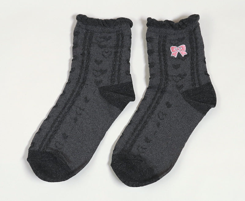 【 お得 】 キッズ ソックス 子供靴下 ショートソックス 6足組 16-18cm~22-24cm (ガールズ 女子 ショート丈 綿混 くつ下 くつした) (在庫限り)