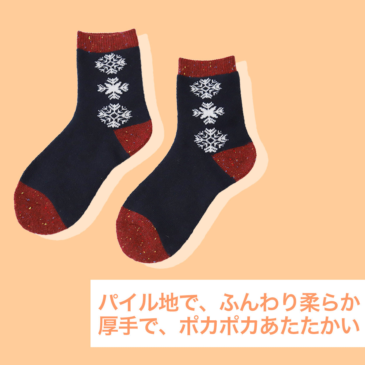 レディース パイルソックス 2足組×5セット 22-24cm (レディース ガールズ ソックス あたたかい ルームソックス くつ下 くつした セット) (在庫限り)