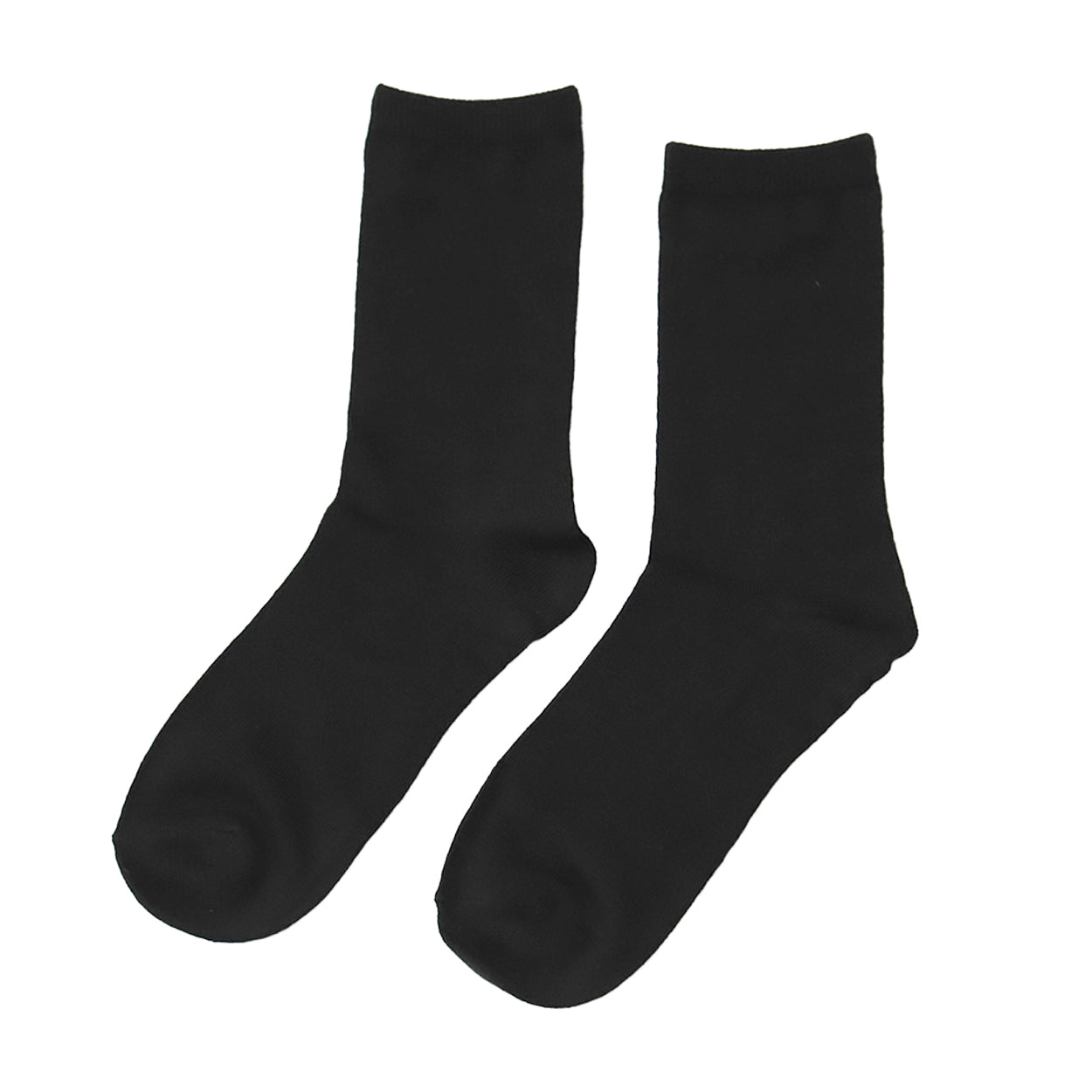 レディース 靴下 冬 あったか ソックス 遠赤外線 ウール混 22-25cm 黒 無地 保温 女性 くつ下 くつした クルー丈 ハイソックス (在庫限り)