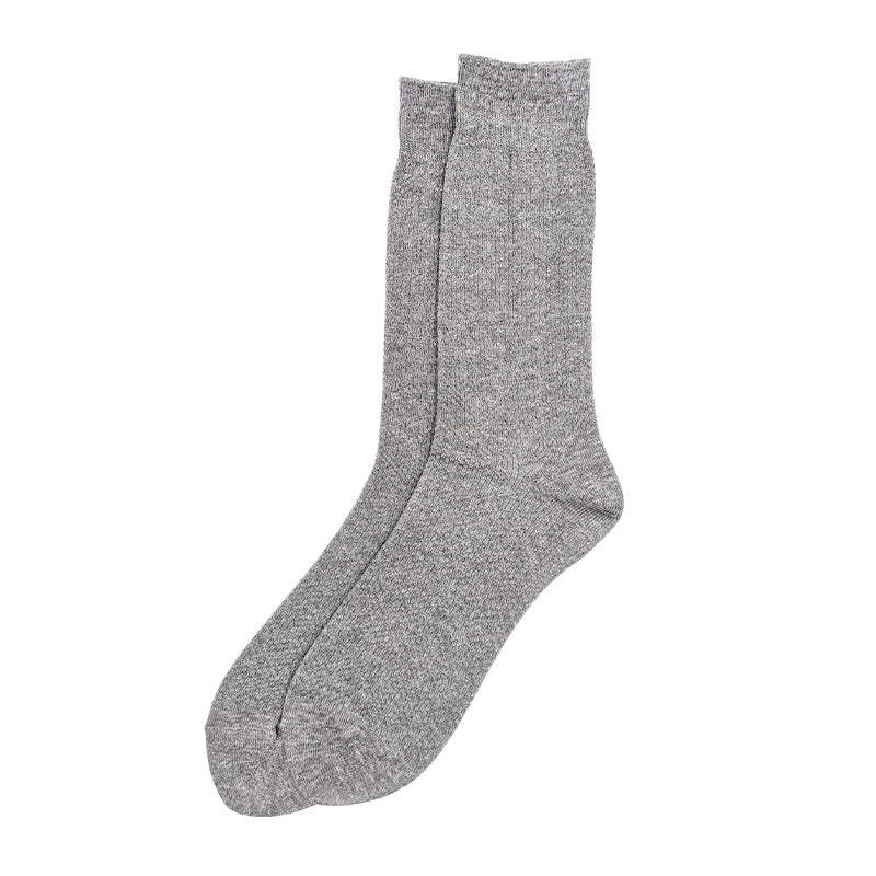 【 お得 】ビジネスソックス クルー ハイ メンズ 23-25cm~28-30cm 大きいサイズ メンズ 男性 紳士 ソックス くつ下 くつした カジュアル ハイソックス クルーソックス シンプル アウトレット プレゼント ギフト 父の日 (在庫限り)