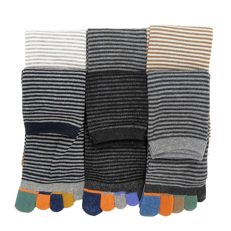 5本指ソックス メンズ ショート 6足組 27-29cm 柄物 セット ショートソックス 綿混 靴下 くつ下 くつした 大寸 大きいサイズ カジュアル 27cm 28cm 29cm (在庫限り)