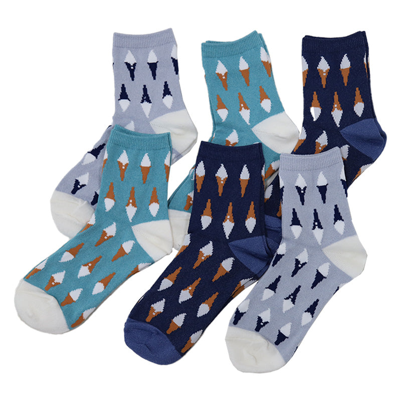 miolyy 婦人 接触冷感 ショートソックス 6足組 22-24cm レディース 靴下 夏用 冷感 ひんやり ソックス くつ下 くつした セット (在庫限り)