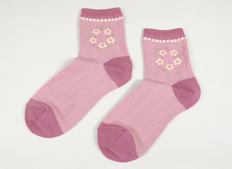 レディース ソックス 小さいサイズ ショート丈 日本製 6足組 21-23cm (婦人 綿混 くつ下 くつした 21cm 21.5cm 22cm 22.5cm ギフト プレゼント) (在庫限り)