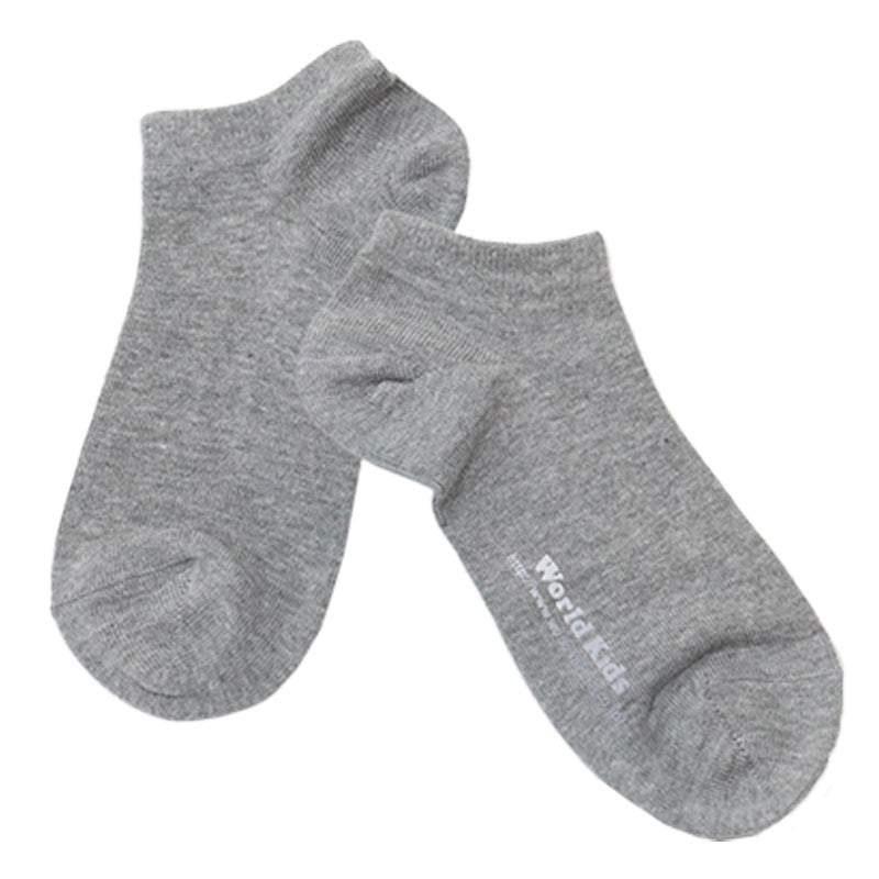 スニーカーソックス 日本製 子供 靴下 くるぶし 6足組 16-18cm~22-24cm (ジュニア 子ども レディース スニーカー丈 くつ下 綿混 シンプル) (在庫限り)