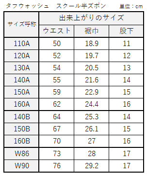 学生服 イートン半ズボン(B体) 140cmB~160cmB 丸洗いOK タフウォッシュ (送料無料) (取寄せ)