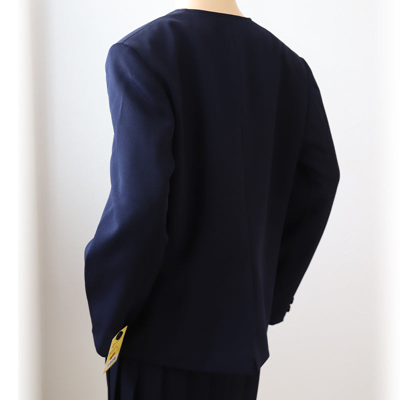 学生服 男女兼用 イートン学生服上衣 ダブル型(A体) 115cmA~170cmA 丸洗いOK タフウォッシュ (送料無料) (取寄せ)