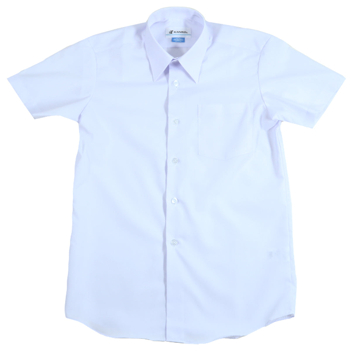 学生服 形態安定 男子 半袖カッターシャツ 100cmA~160cmA 半袖シャツ 形態安定シャツ スクールシャツ 男子 男の子 学生 (取寄せ)