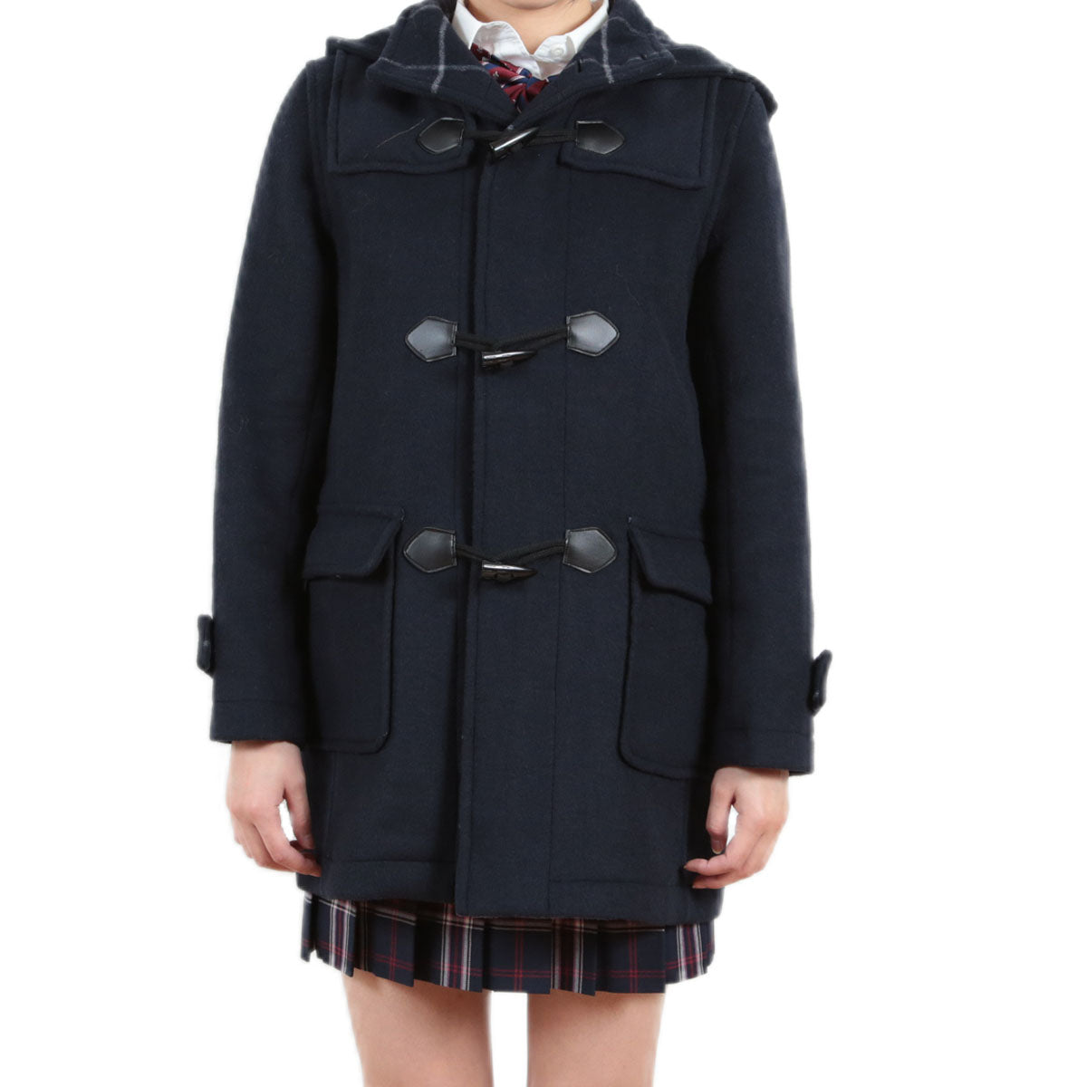 男女兼用ダッフルコート M~LL (you:th ダッフルコート スクールコート 学生 通学 男女兼用 unisex 秋冬用 フード付き) (送料無料) (取寄せ)