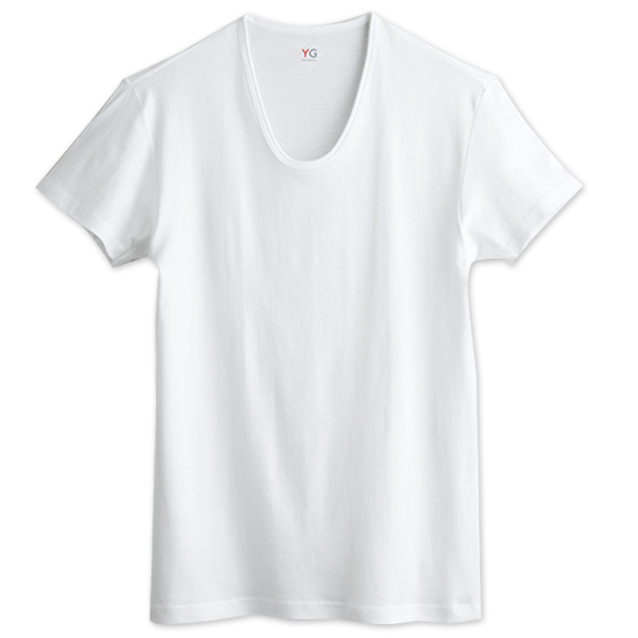 グンゼ YG Tシャツ メンズ 半袖 U首 tシャツ 綿100% M~LL (GUNZE 男性 紳士 下着 肌着 インナー 抗菌 防臭 M L LL 白) (在庫限り)