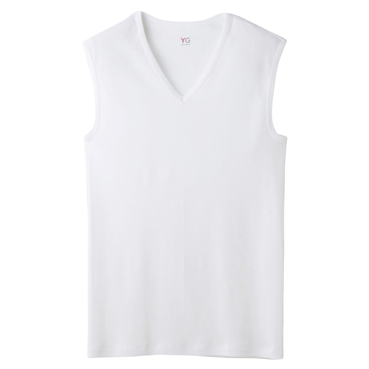 グンゼ インナー 綿100% メンズ ノースリーブ vネック スリーブレス シャツ M~3L YG ワイジー ランニング 下着 男性 紳士 肌着 V首 インナーシャツ M L LL 3L 大きいサイズ 白 黒 コットン 防臭
