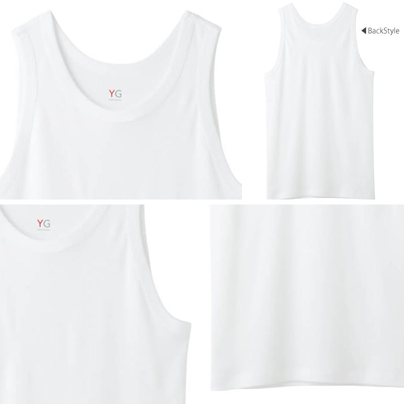 グンゼ YG タンクトップ メンズ 下着 肌着 ランニング 綿100% M~3L (GUNZE 男性 紳士 シニア インナー 抗菌 防臭 インナーウェアー M L LL 3L) (在庫限り)