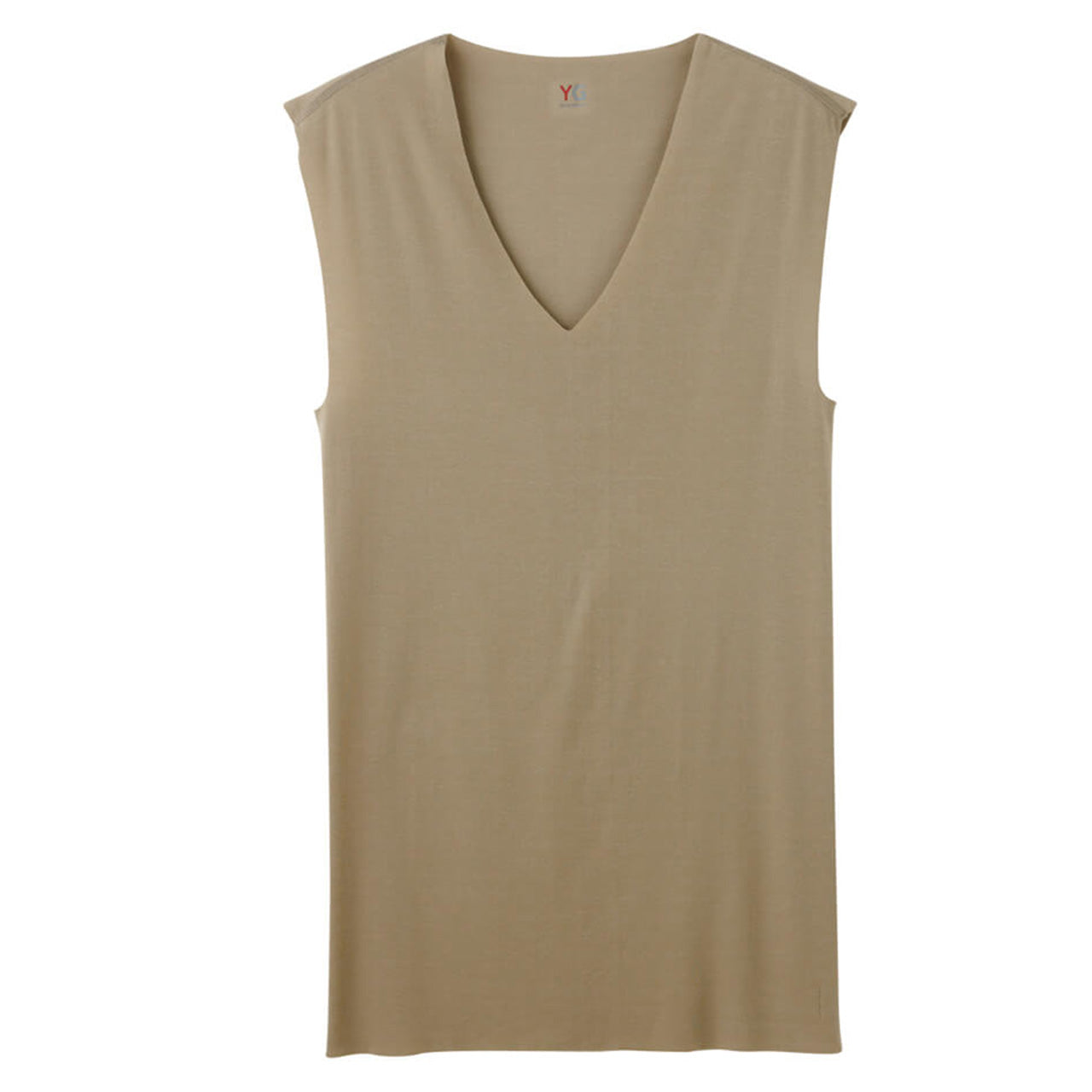 グンゼ 清涼CUTOFF Vネックスリーブレスシャツ M~LL (GUNZE ワイジー メンズ 切りっぱなし) (在庫限り)