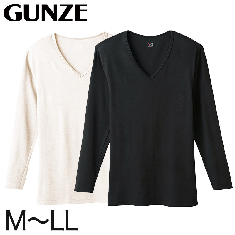 グンゼ YG インナーシャツ メンズ VネックTシャツ カットソー V首 M~LL (GUNZE ワイジー インナー インナーウェアー アンダーウェアー インナーシャツ 男性 紳士 肌着 防寒 M L LL) (在庫限り)