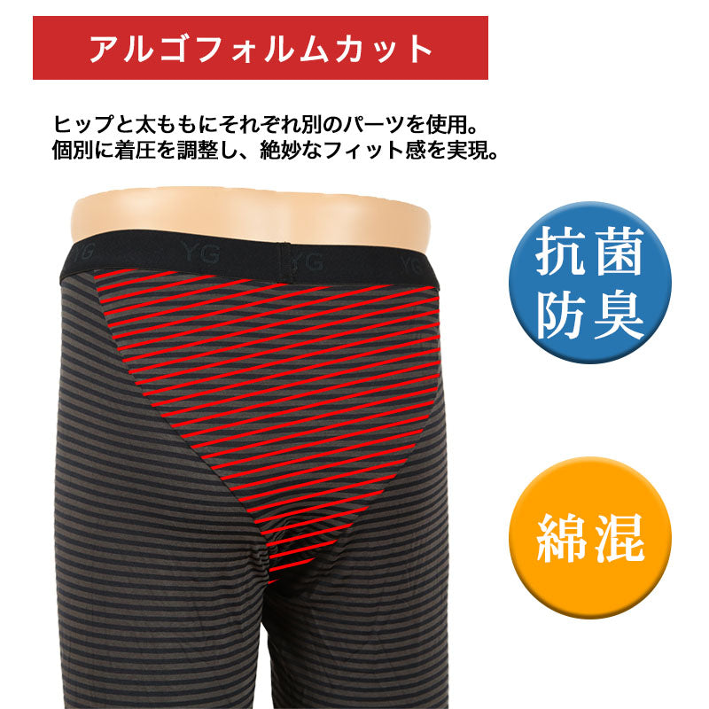 グンゼ YG タイツ メンズ レギンス ももひき 前あき 抗菌防臭 M・L・LL (GUNZE YG 男性 紳士 前開きタイツ スパッツ 股引 ステテコ ウォームタイツ 防寒 パッチ 暖かい 肌着 冬用 M L LL) (在庫限り)