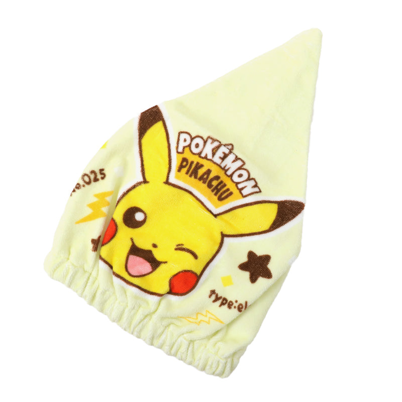 タオルキャップ 子供 キッズ スイミング 帽子 キャラクター ジュニアサイズ ディズニー ポケモン サンリオ 水泳用品 プール お風呂上り