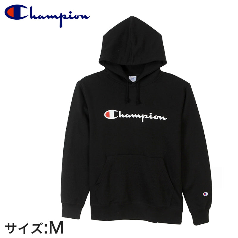 Champion プルオーバー パーカー 黒 M XL あり-